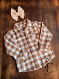 Brown Plaid Shacket