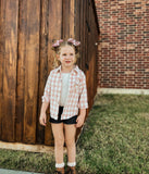 Pink Plaid Shacket