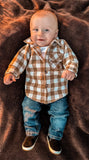 Brown Plaid Shacket