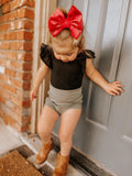 Father Christmas Velvet Bow