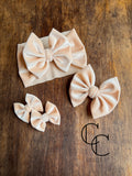 Champagne Velvet Bow