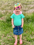 Ombré Stripe Bow