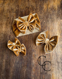 Golden Velvet Bow