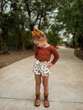 Hazelnut Ribbed Long Sleeve Leo