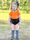 Pumpkin Orange Short Sleeve Leo