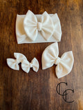 Cream Bow