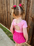 Light Pink Short Sleeve Leo