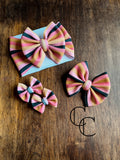 Jewel Stripes Bow