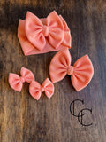 Peach Bow