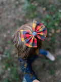 Cozy Plaid Bow