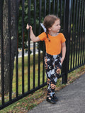 Pumpkin Orange Short Sleeve Leo