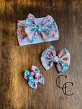 Spring Flowers Bow