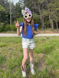 Neon Cheetah Bow