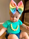 Ombré Stripe Bow