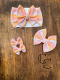 Boho Stripe Bow