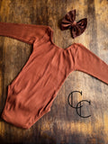 Hazelnut Ribbed Long Sleeve Leo