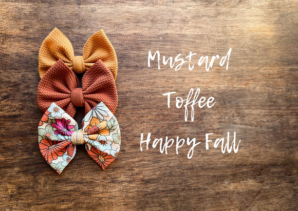 Happy Fall Bow Bundle