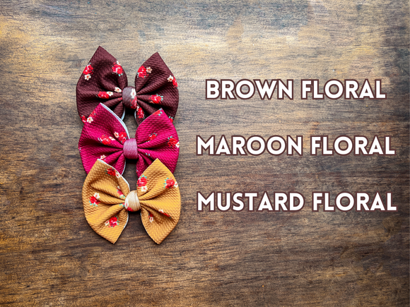 Fall & Floral Bow Bundle