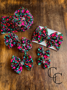 Electric Floral Bow